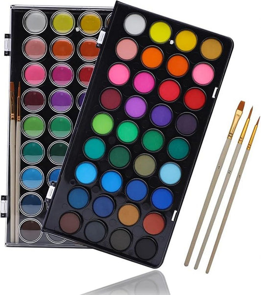 Artecho Watercolour Paint Set in a Plastic Case - Student 36 colour - Lifespace