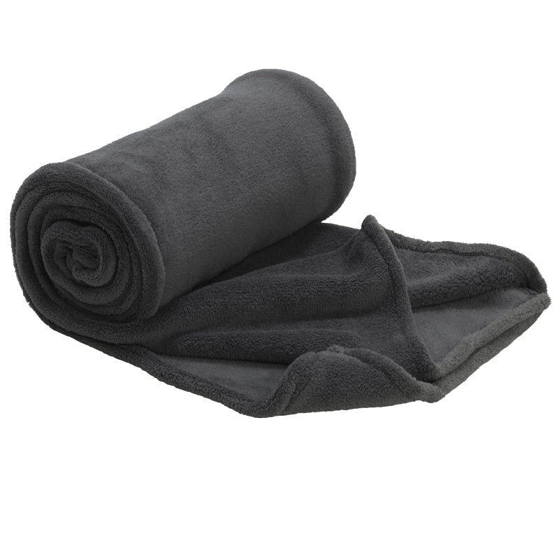 Club Classique Hemmed Coral Fleece Blanket Collection - Various Sizes and Colours - Lifespace