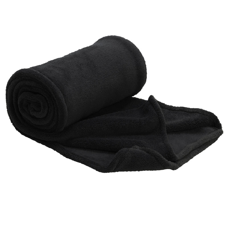 Club Classique Hemmed Coral Fleece Blanket Collection - Various Sizes and Colours - Lifespace