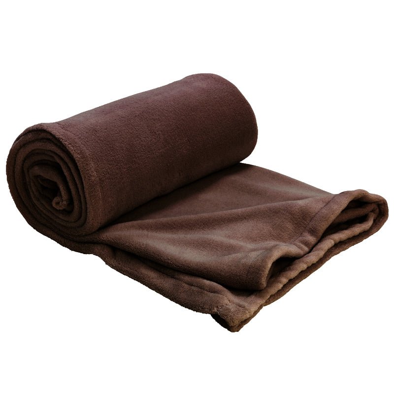 Club Classique Hemmed Coral Fleece Blanket Collection - Various Sizes and Colours - Lifespace