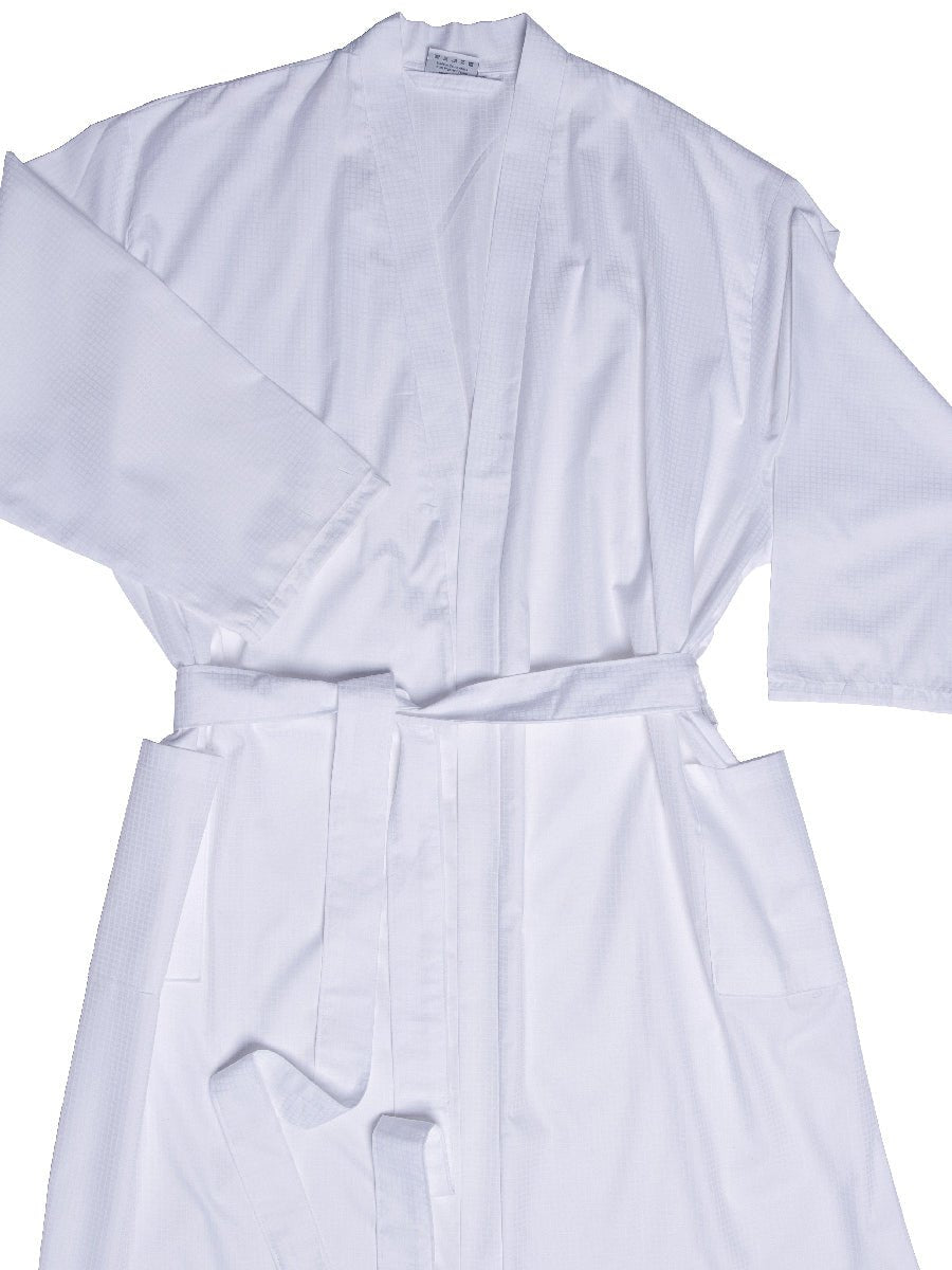 Club Classique Pure Cotton Percale Kimono Style Bathrobes - Various Colours and Sizes - Lifespace
