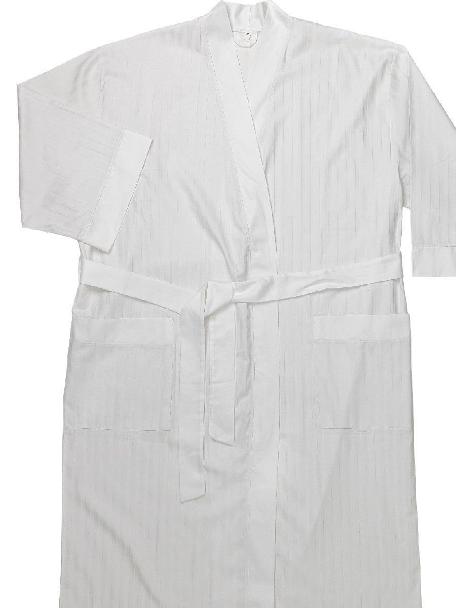 Club Classique Pure Cotton Percale Kimono Style Bathrobes - Various Colours and Sizes - Lifespace