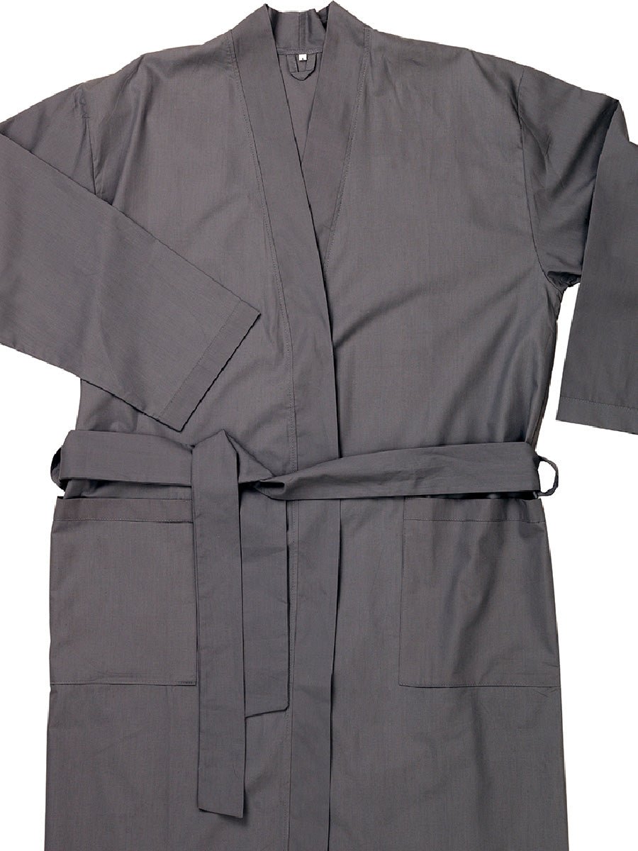 Club Classique Pure Cotton Percale Kimono Style Bathrobes - Various Colours and Sizes - Lifespace