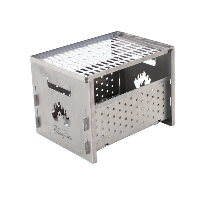 Home Fires 430 Stainless Steel Foldable Bakkie Braai Kit - Lifespace