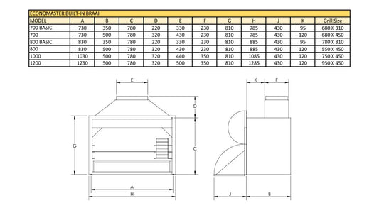 Home Fires 700 Economaster Built - In Fireplace - Lifespace