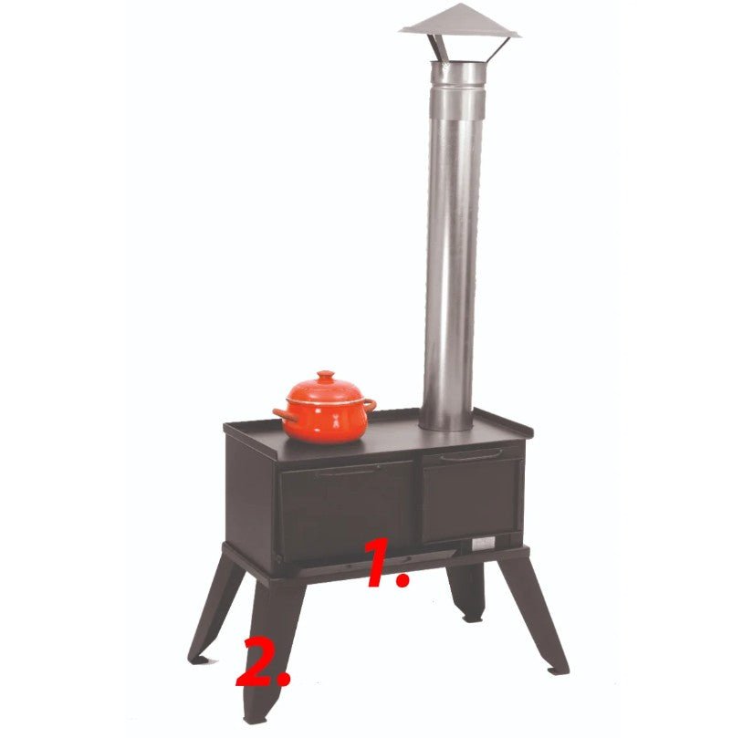 Home Fires Freestanding Farm Stove Fireplace - Lifespace