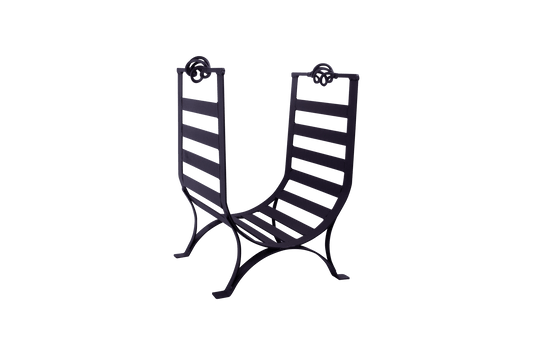 Home Fires Mild Steel Log Holder - Open Sides - 600mm x 400mm - Lifespace