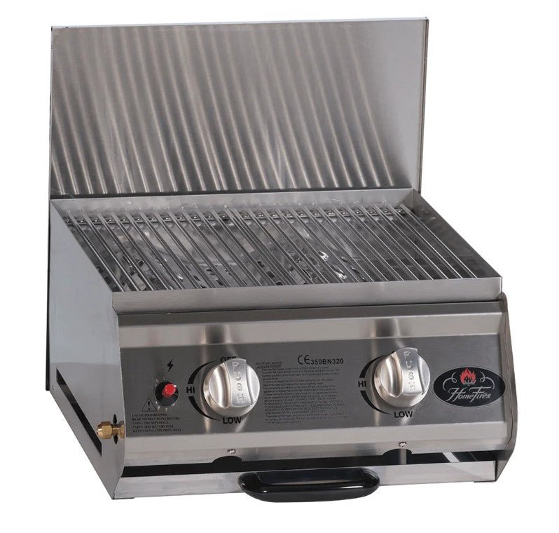 Home Fires Model 9902 Stainless Steel Flat Top Gas Griller - Lifespace