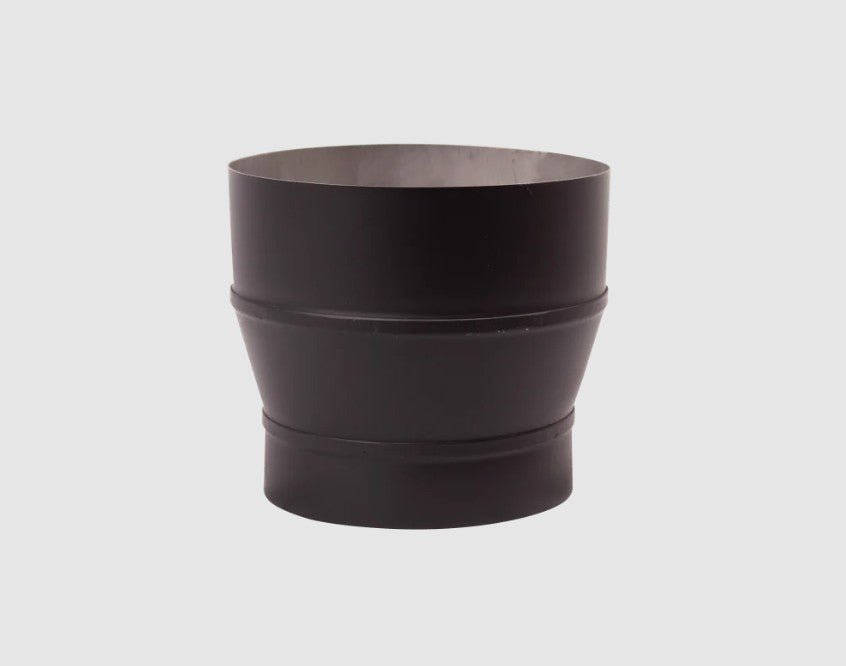 Home Fires Round Stainless Steel (Black) Chimney Flue System - Various Components Available - Lifespace