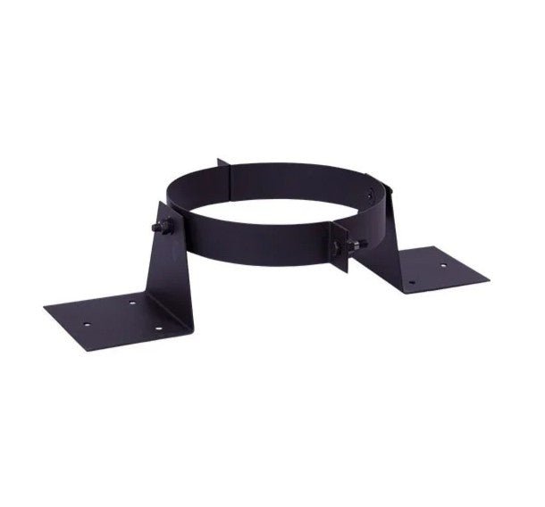 Home Fires Round Stainless Steel (Black) Chimney Flue System - Various Components Available - Lifespace