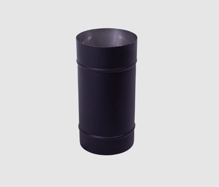 Home Fires Round Stainless Steel (Black) Chimney Flue System - Various Components Available - Lifespace