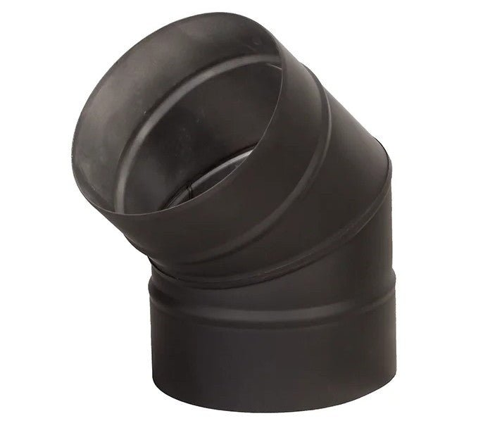 Home Fires Round Stainless Steel (Black) Chimney Flue System - Various Components Available - Lifespace
