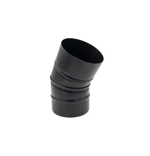 Home Fires Round Stainless Steel (Black) Chimney Flue System - Various Components Available - Lifespace