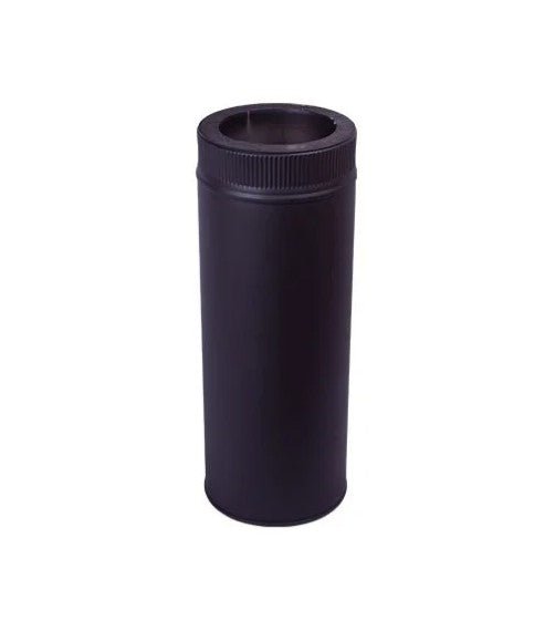 Home Fires Round Stainless Steel (Black) Chimney Flue System - Various Components Available - Lifespace
