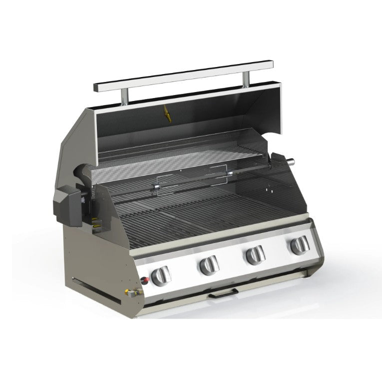 Home Fires Stainless Steel Roasting Dome and Rotisserie Kit for Gas Griller Braai - 4 Sizes Available - Lifespace