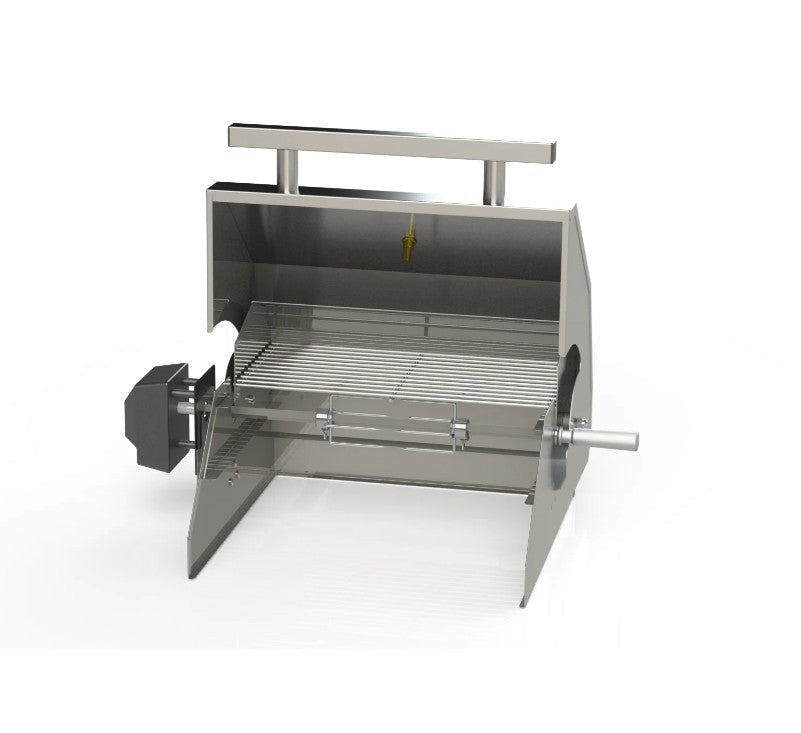 Home Fires Stainless Steel Roasting Dome and Rotisserie Kit for Gas Griller Braai - 4 Sizes Available - Lifespace