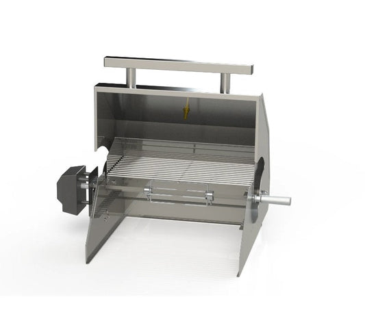 Home Fires Stainless Steel Roasting Dome and Rotisserie Kit for Gas Griller Braai - 4 Sizes Available - Lifespace