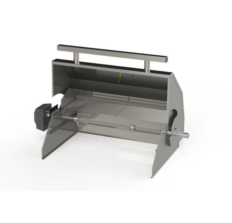 Home Fires Stainless Steel Roasting Dome and Rotisserie Kit for Gas Griller Braai - 4 Sizes Available - Lifespace