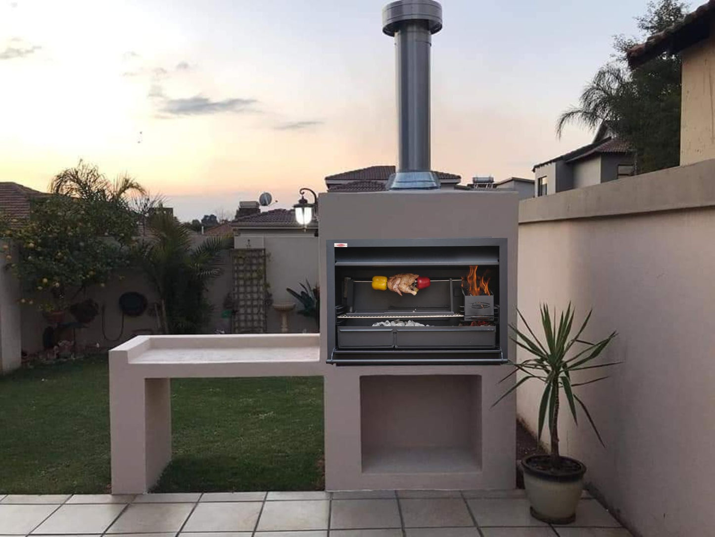 Jetmaster 1000 Entertainer Series Unibraai Built - in Braai - Various Configuration Options - Lifespace
