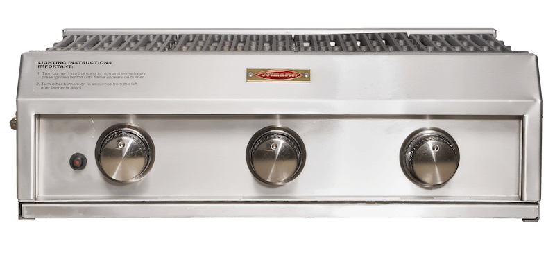 Jetmaster 3 - Burner Shallow 304 Stainless Steel Gas Insert Griller/ Braai - Lifespace