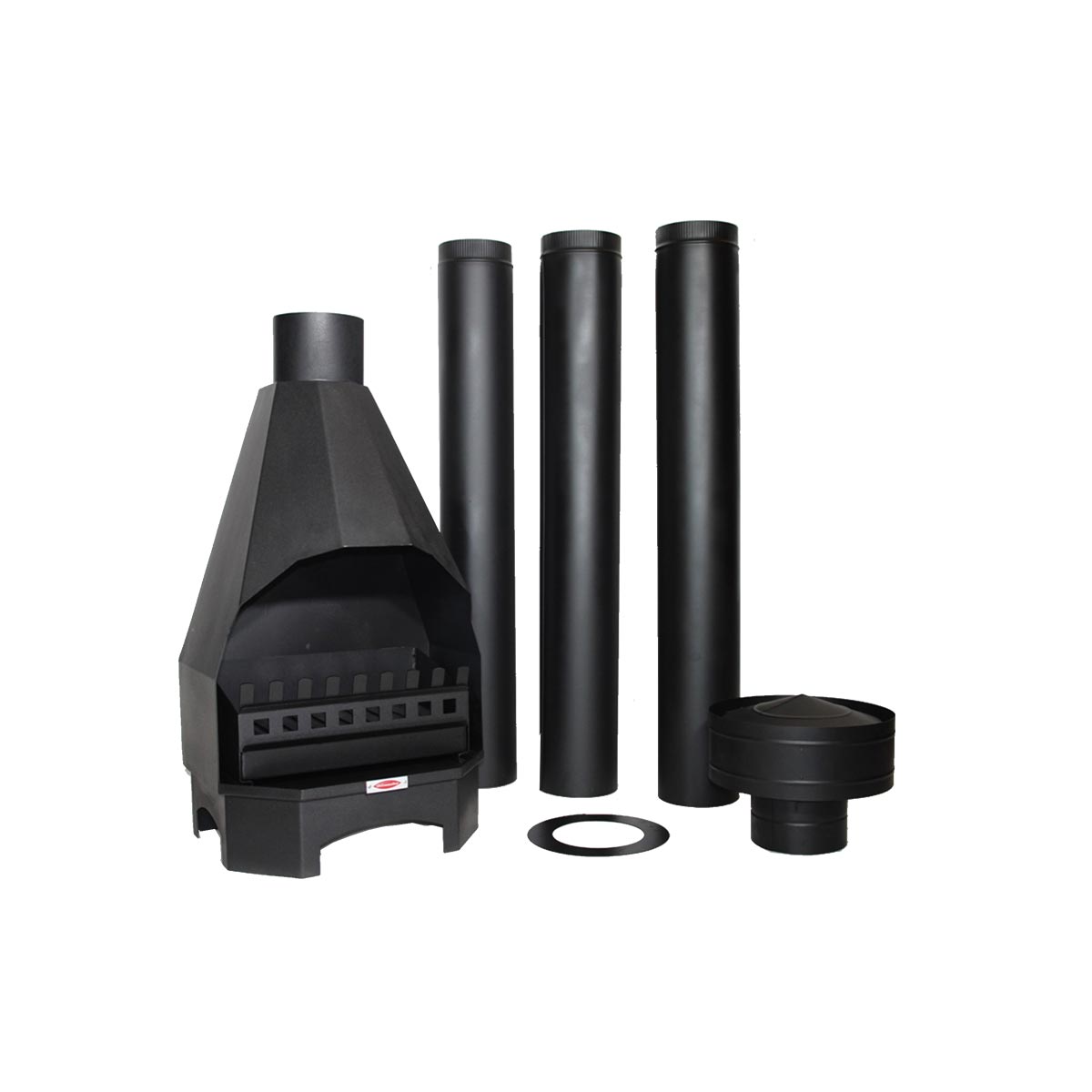 Jetmaster 7 - 50 Mynx Complete Freestanding Fireplace - Package Deal! - Lifespace
