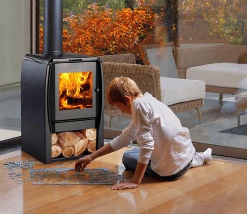 Jetmaster Amesti Scantek 380 Freestanding Slow Combustion Fireplace - Lifespace