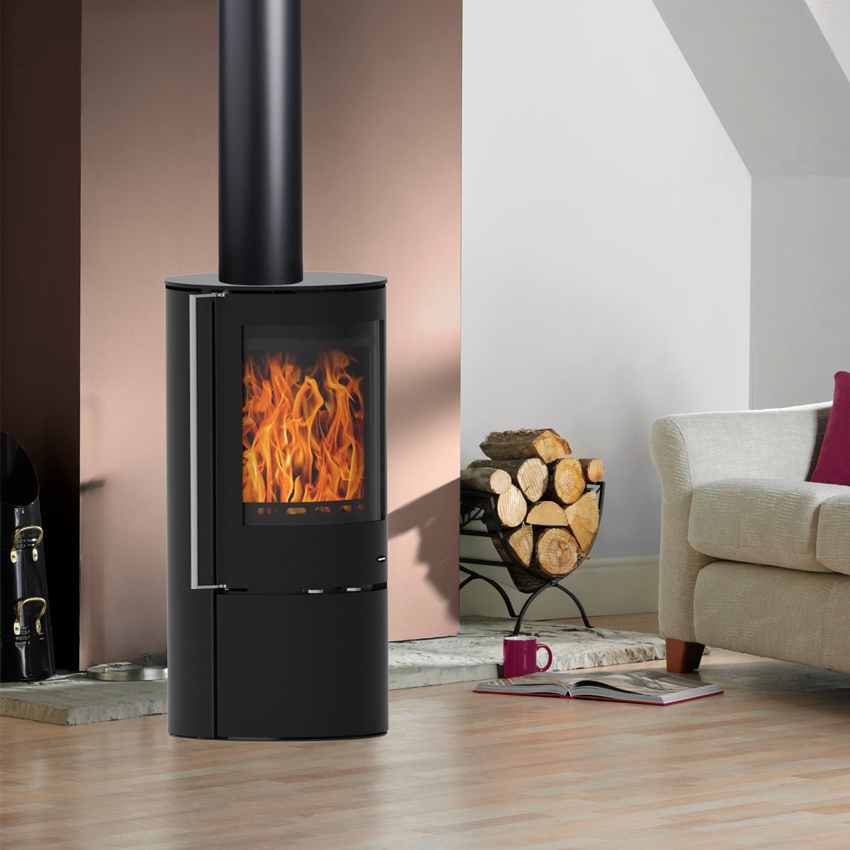 Jetmaster Blaze Series Freestanding Slow Combustion Fireplace - Two Options - Lifespace
