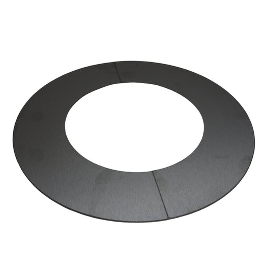 Jetmaster Chimney Escutcheon/ Ceiling Plate (Round) - Black Mild Steel or Stainless Steel - Lifespace