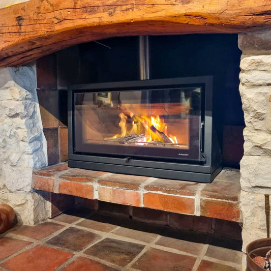 Jetmaster Firescape 1060 Slow Combustion Fireplace - Various Options - Lifespace