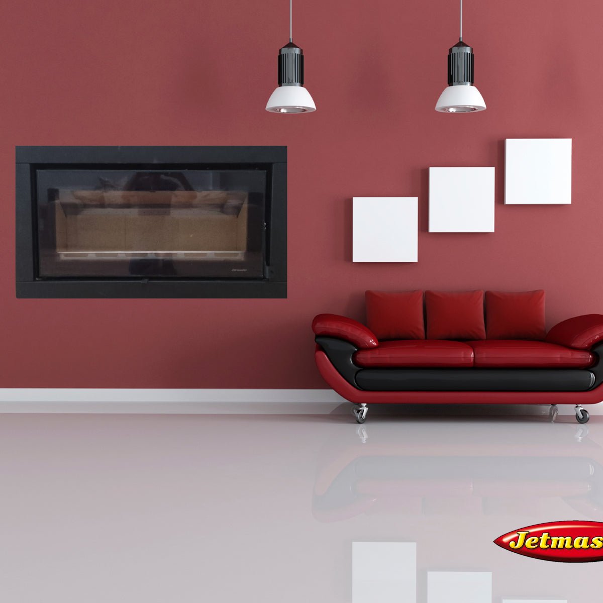 Jetmaster Firescape 1060 Slow Combustion Fireplace - Various Options - Lifespace