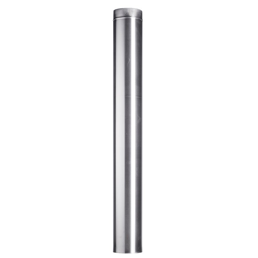Jetmaster Galvanised Steel Round Flue Pipes - Various Sizes Available - Lifespace