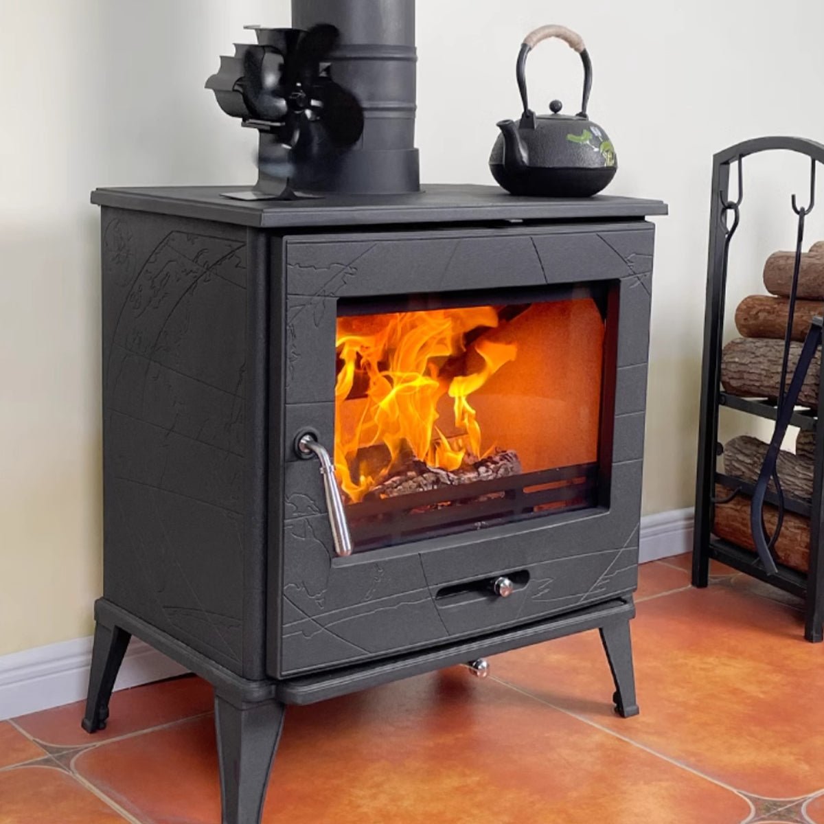 Jetmaster Global Series Freestanding Slow Combustion Fireplace - Lifespace