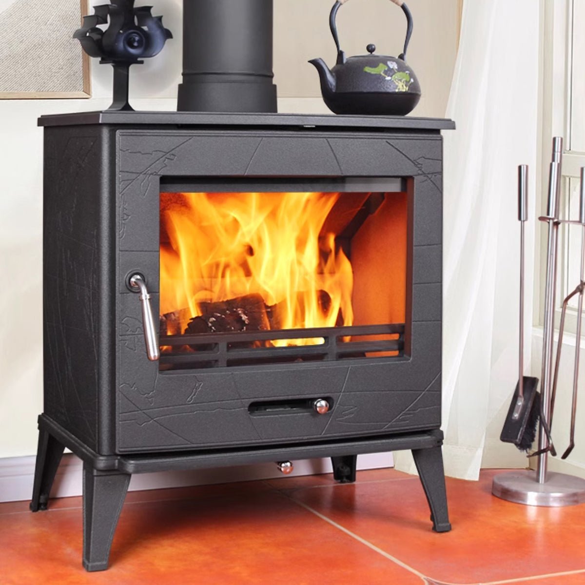 Jetmaster Global Series Freestanding Slow Combustion Fireplace - Lifespace