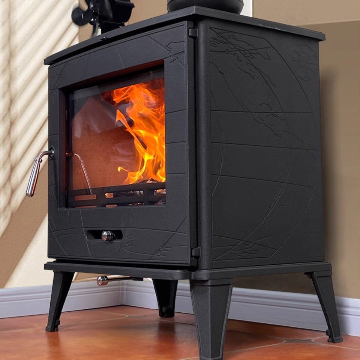 Jetmaster Global Series Freestanding Slow Combustion Fireplace - Lifespace