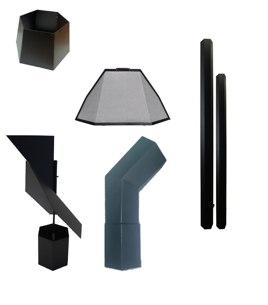 Jetmaster Mild Steel Hex 800 Fireplace Range Parts - Various Options - Lifespace