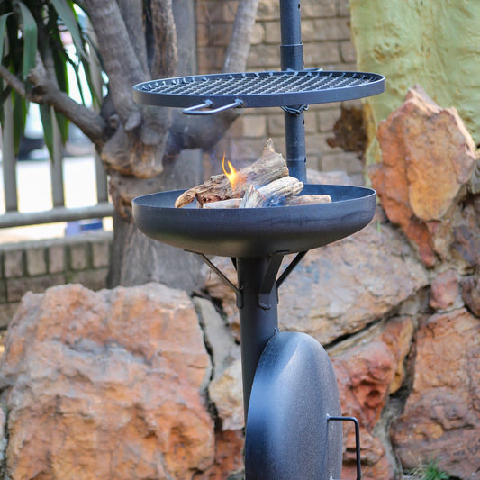 Jetmaster Mild Steel Skukuza Freestanding Braai - Lifespace