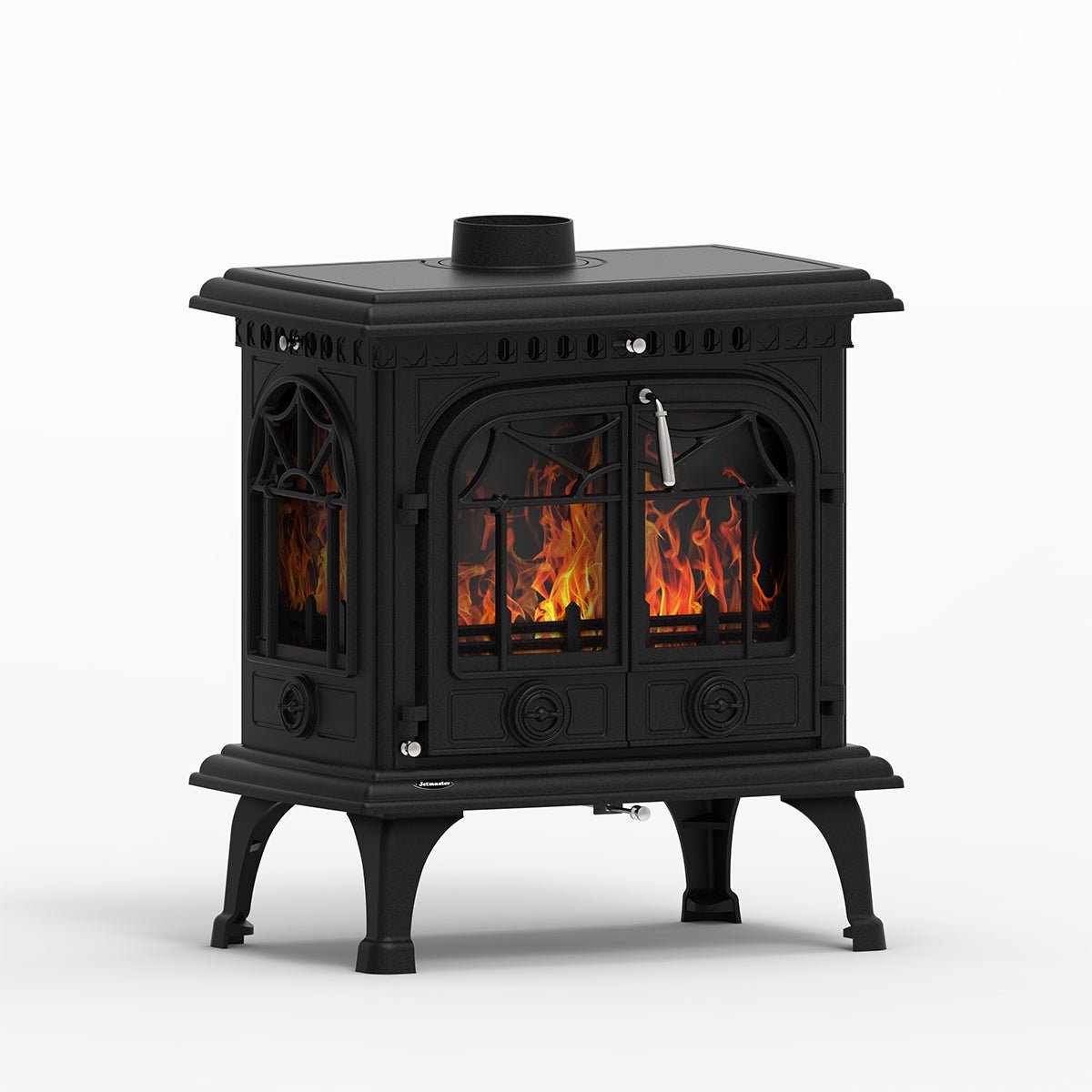 Jetmaster Panorama Series Freestanding Slow Combustion Fireplace - Lifespace