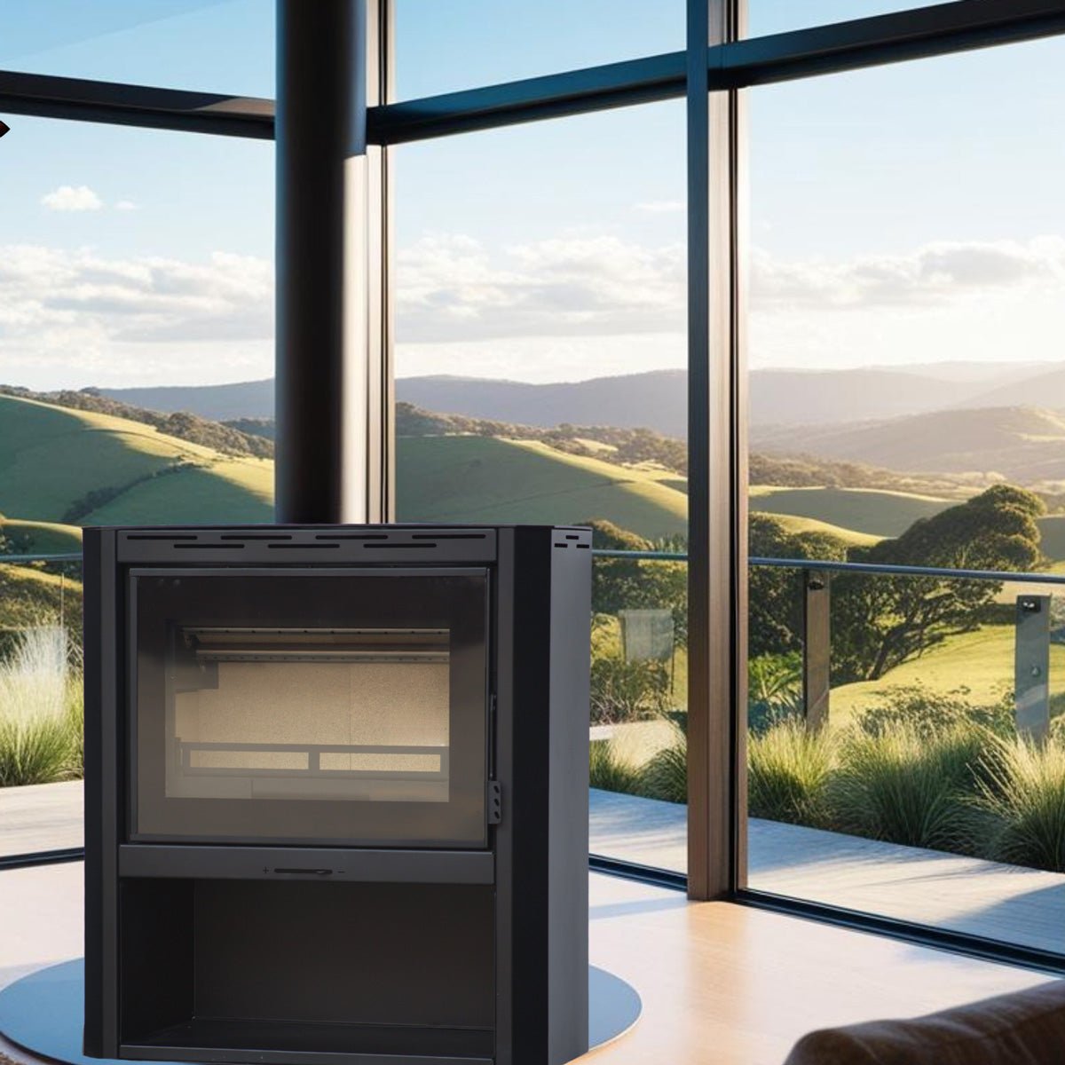 Jetmaster Phoenix Range Slow Combustion Fireplace - Built - In or Freestanding options - Lifespace