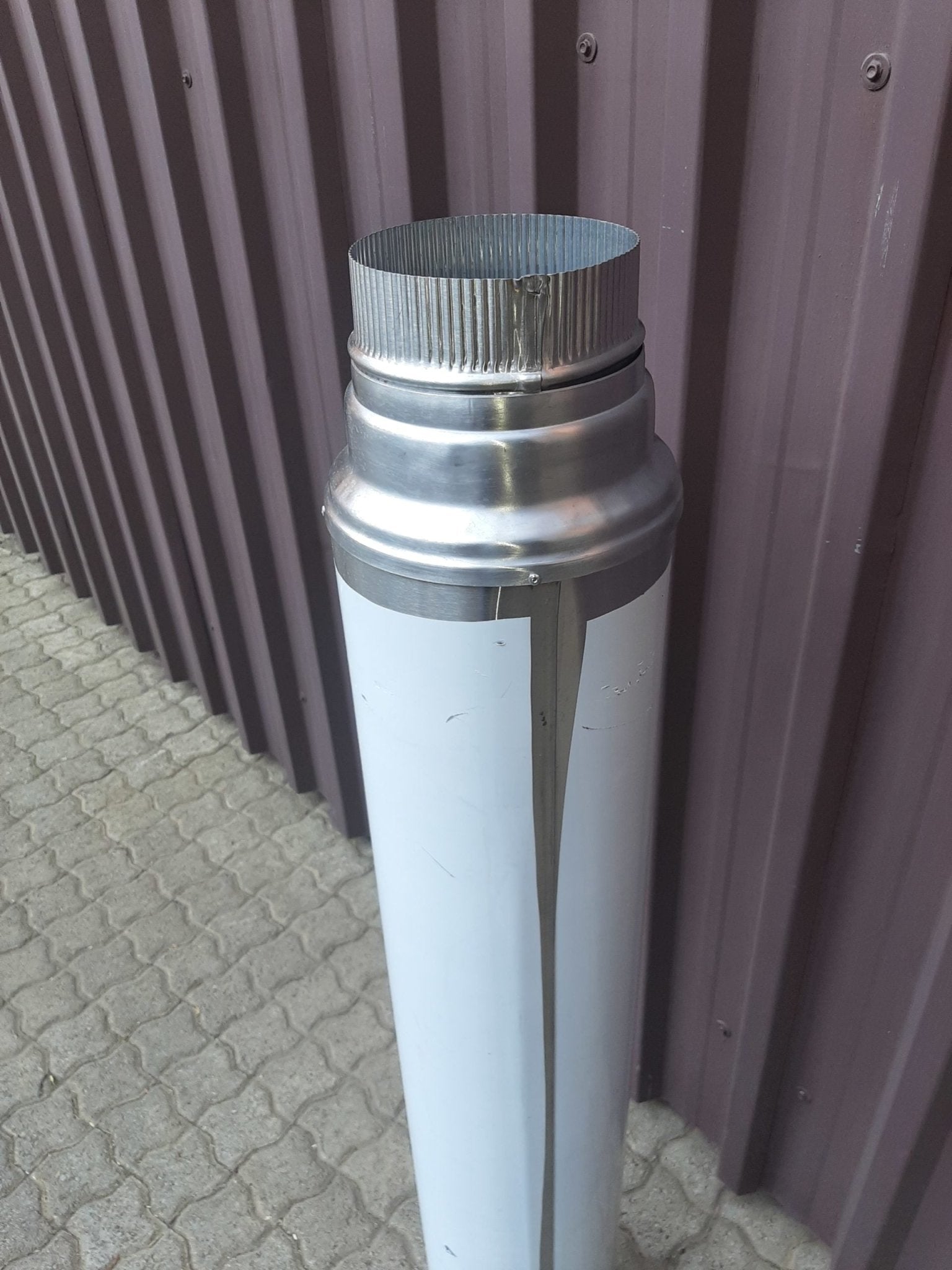 Jetmaster Stainless Steel Double Flue Pipes - 150mm Inner Diameter with 200mm Outer Diameter - Lifespace