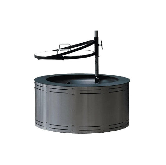 Jetmaster Stainless Steel Moremi Boma Fire Pit Grill - Lifespace