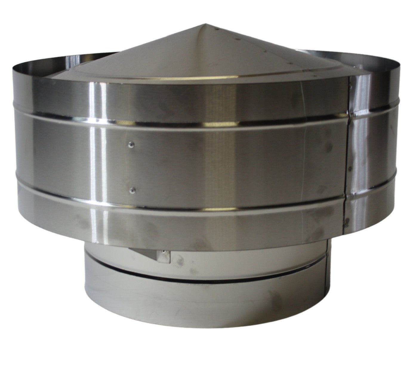 Jetmaster Stainless Steel Storm Cowls for Round Flue Pipes - Various Diameters Available - Lifespace