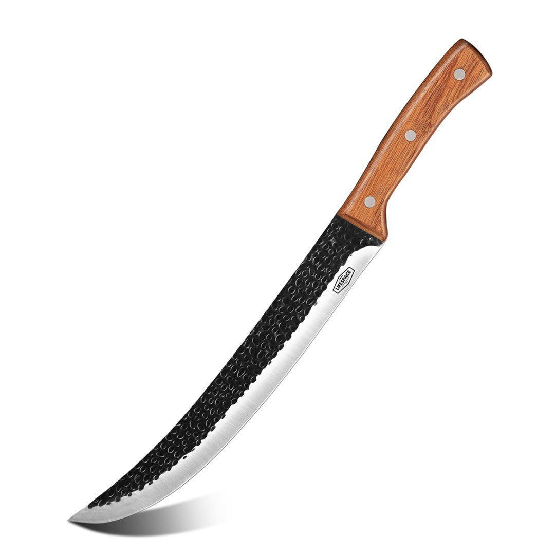 Lifespace 10'' Slaughter Knife with Rosewood Handle & Sheath - Lifespace