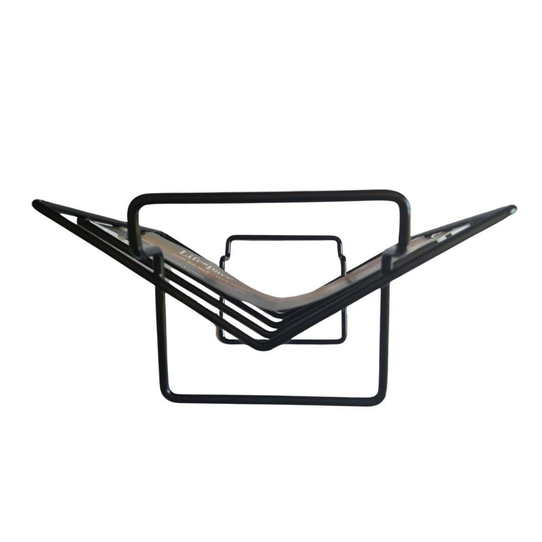 Lifespace 2-in-1 Rib Roast Rack - Black Porcelain Enamel - 3 Pack