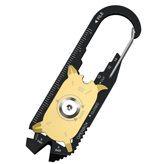Lifespace 20-in-1 Multitool with Carabiner Clip & Keychain - Lifespace