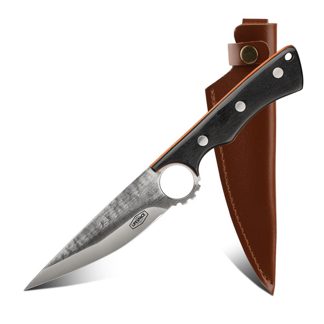 Lifespace 3-Piece Forged Butcher Knife Set — Cleaver, Butcher & Boning