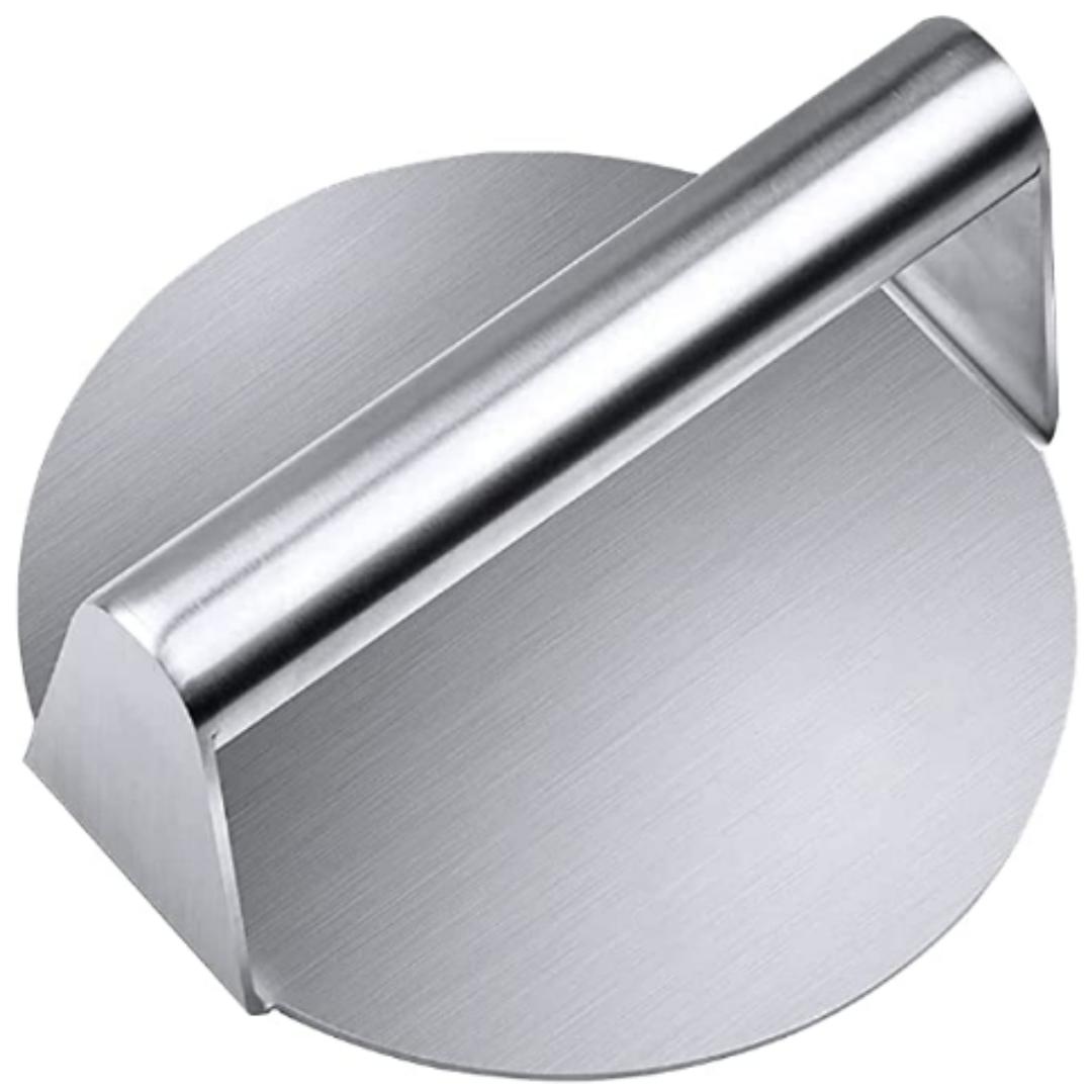 Lifespace 56cm Stainless Steel BBQ Flat Top Griddle & SS Smash Burger Press Bundle