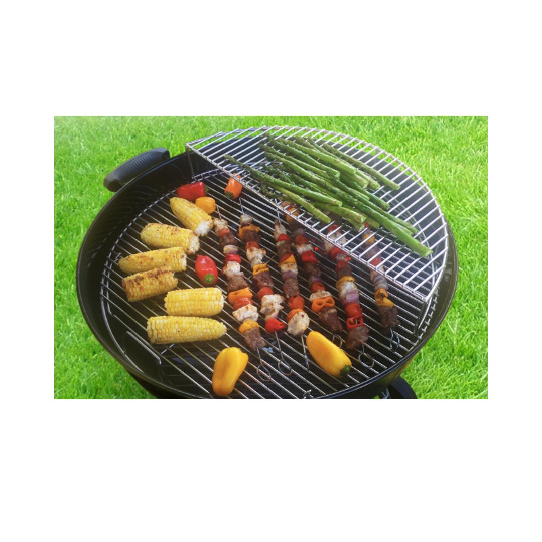 Lifespace "Grill Master" Bundle: Quality Hinged Grid & Upper Deck Grid Extension