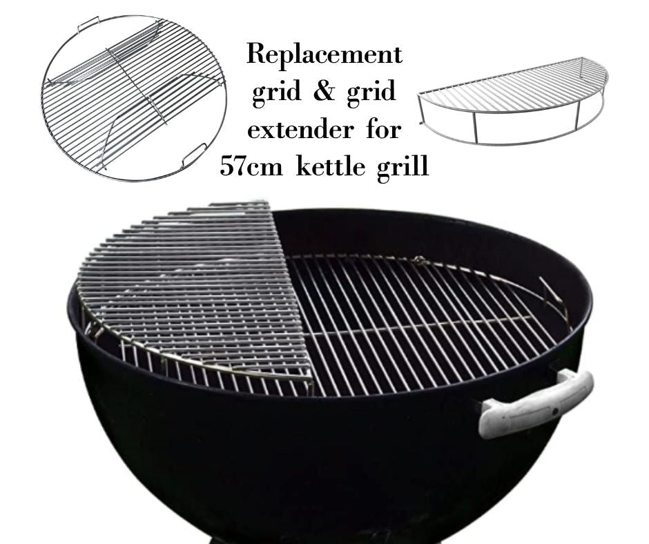 Lifespace "Grill Master" Bundle: Quality Hinged Grid & Upper Deck Grid Extension