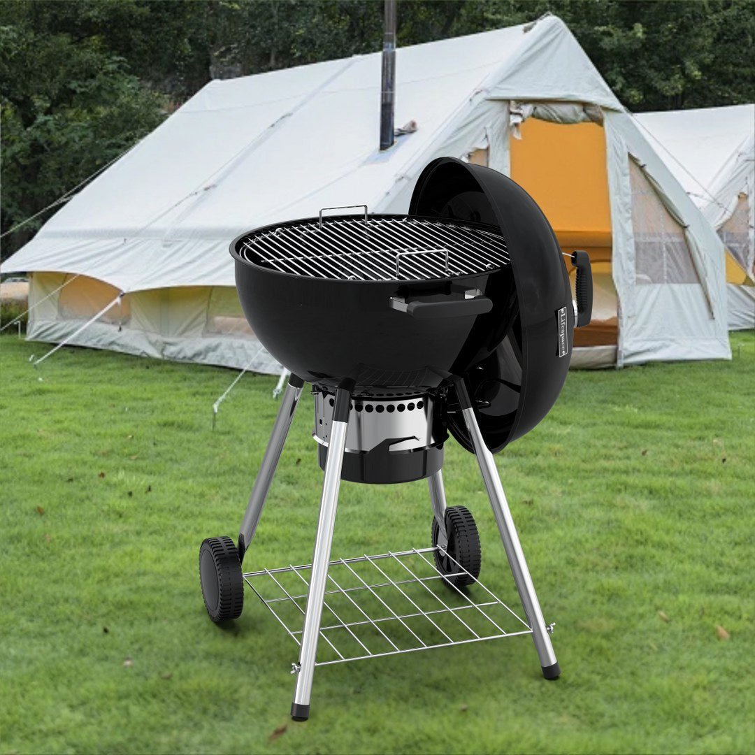 Lifespace Premium 57cm Charcoal Kettle Braai & Kettle Braai Cover Bundle