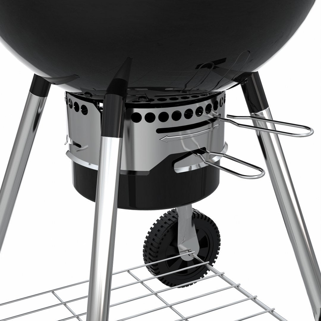 Lifespace 57cm Premium Charcoal Kettle Braai & Grill - thicker walls for better heat retention - Lifespace